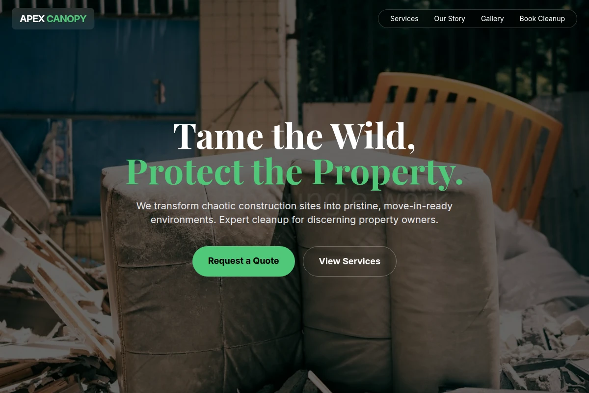 Wild Construction Cleanup